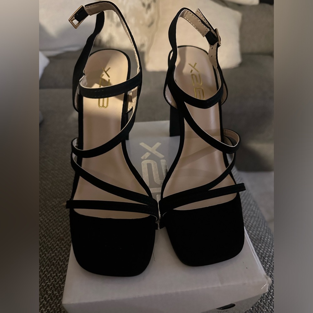 Black high heels